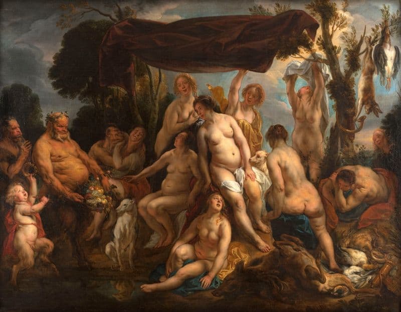 Le Repos de Diane (1623 - 1678) as a canvas print
