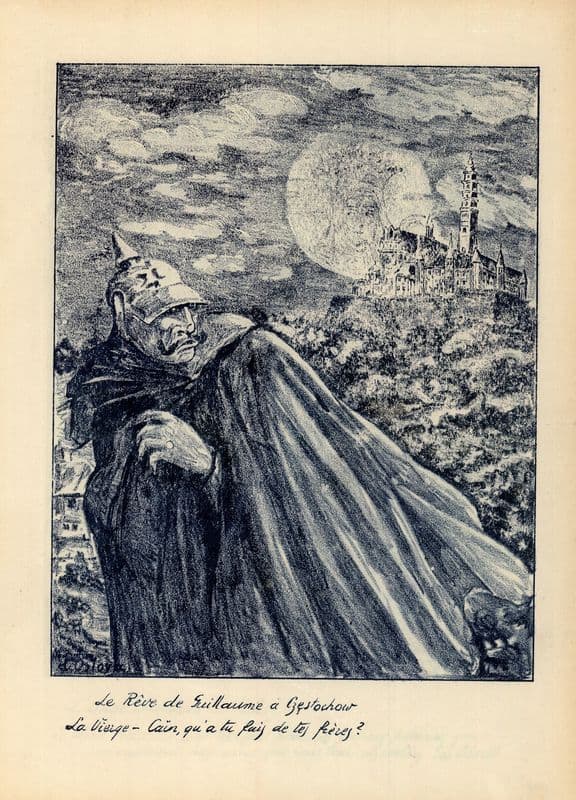 Le Rêve de Guillaume à Czestochowa as a canvas print