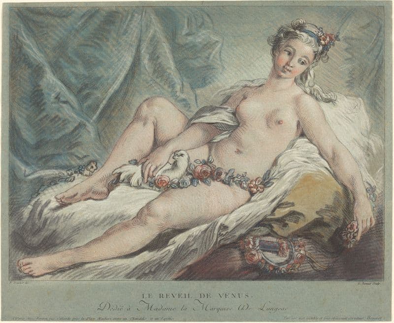 Le Réveil de Venus (Venus Rising as a canvas print