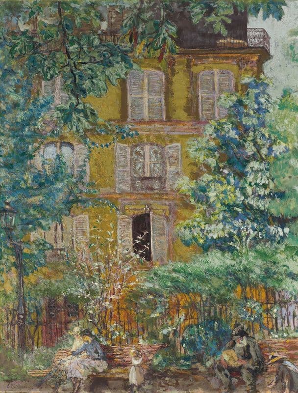 Le Square (1917-18) as a canvas print