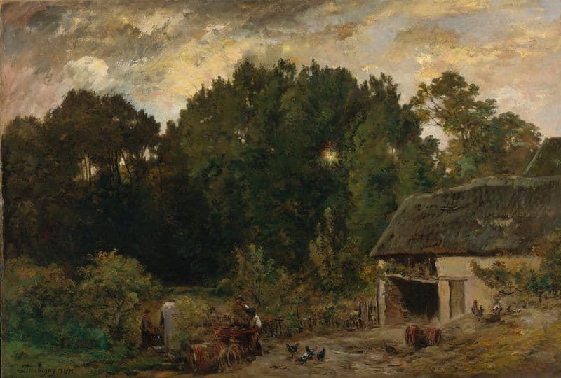 Le Tonnelier as a canvas print