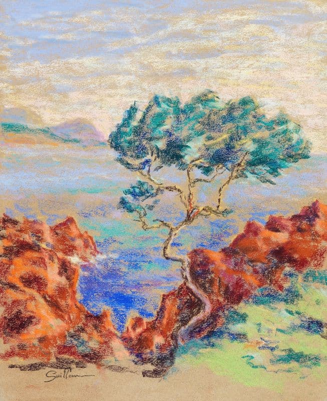 Le Trayas, Paysage du Midi as a canvas print