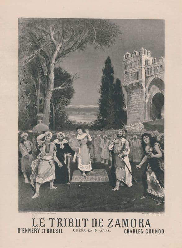 Le Tribut de Zamora as a canvas print