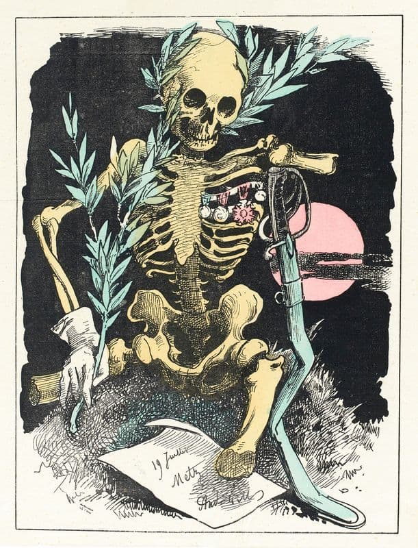 Le vainqueur as a canvas print
