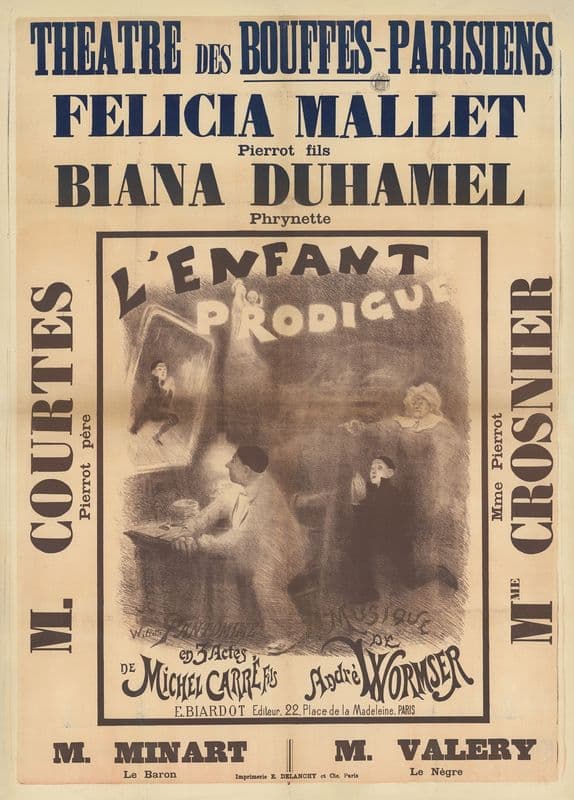 L’Enfant prodigue as a canvas print