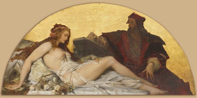 Leonardo da Vinci (1881-1884) as a canvas print