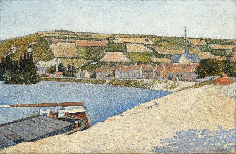 Les Andelys, Côte d’Aval as a canvas print