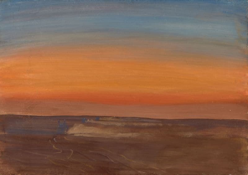 Les autos dans le désert as a canvas print