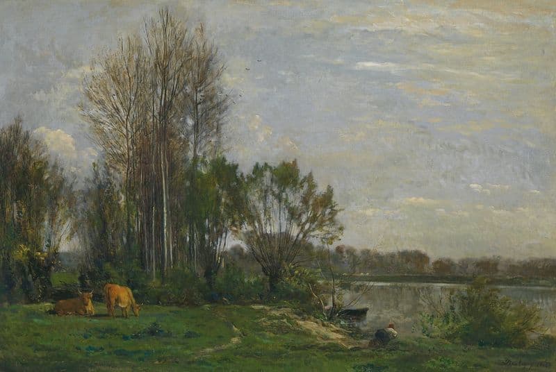 Les Bord De L’oise as a canvas print