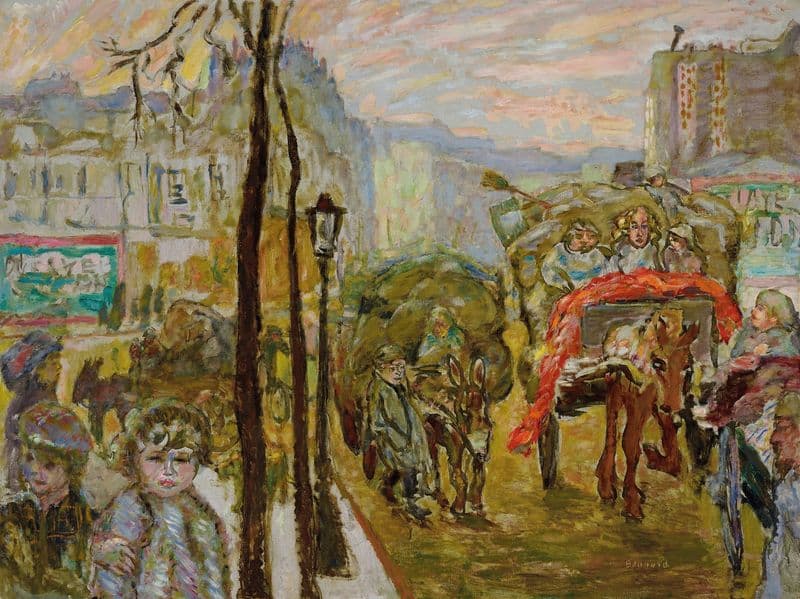 Les chiffonniers ou Le retour des halles as a canvas print