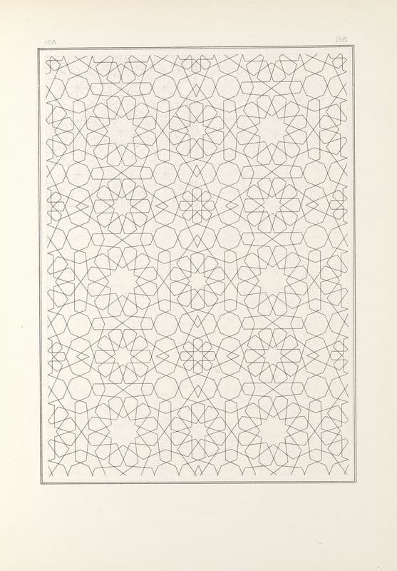 Les éléments de l’art arabe pl 158 as a canvas print