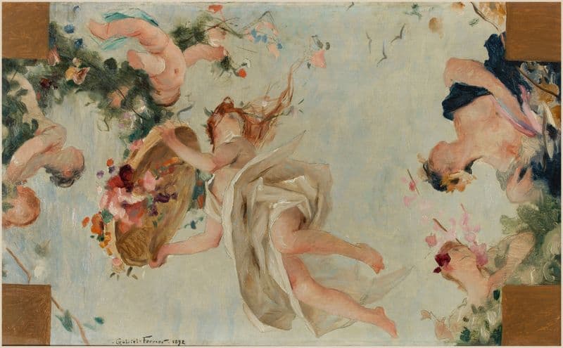 Les Fleurs as a canvas print