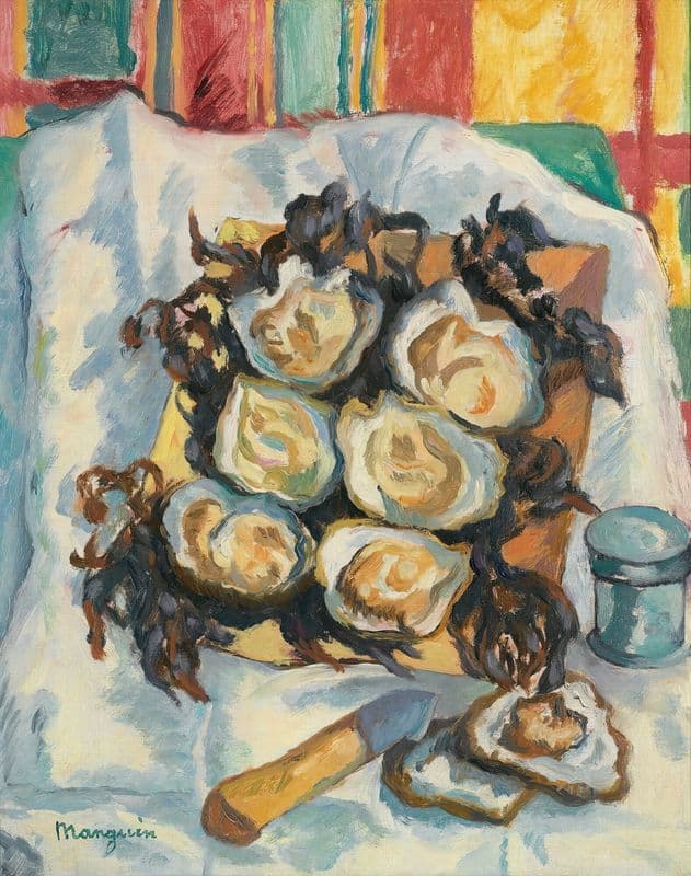 Les Huîtres De Belon as a canvas print