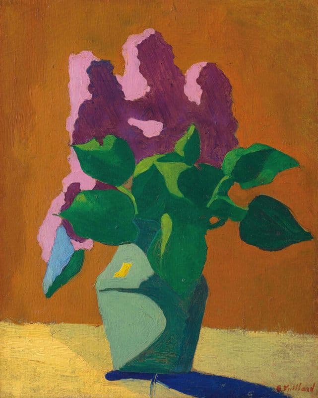 Les Lilas (Le bouquet schématique) (circa 1890) as a canvas print