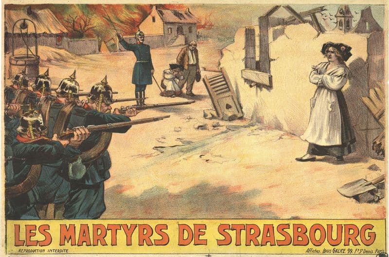 Les martyrs de Strasbourg as a canvas print