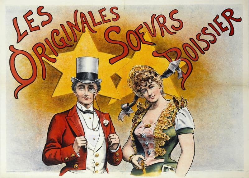 Les Originales Soeurs Boissier (1880-1900) as a canvas print