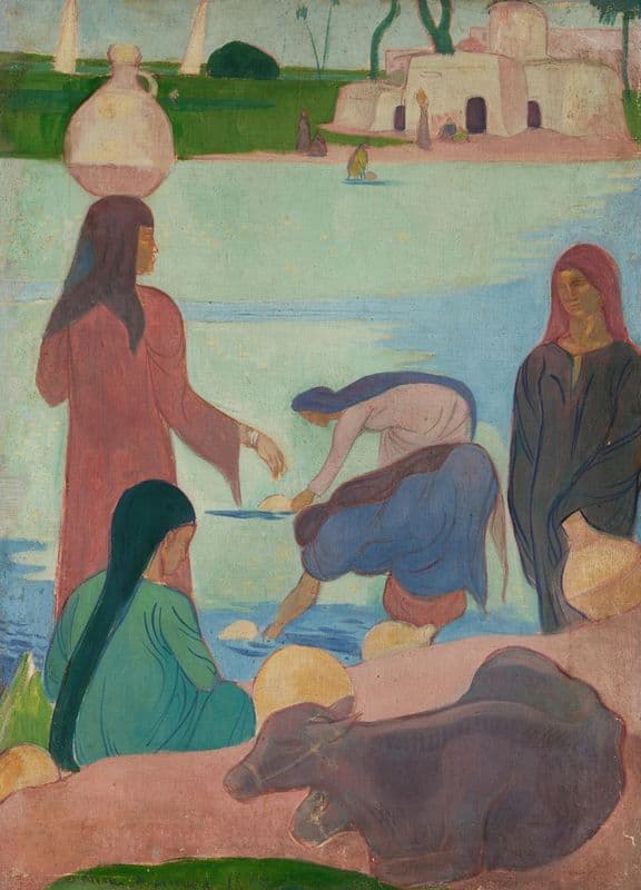 Les Porteuses d’eau as a canvas print