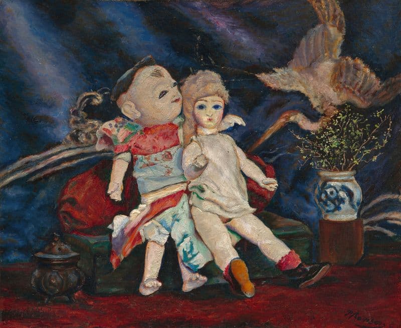 Les Poupées orientales as a canvas print