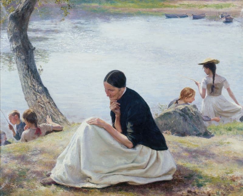 Les souvenirs as a canvas print