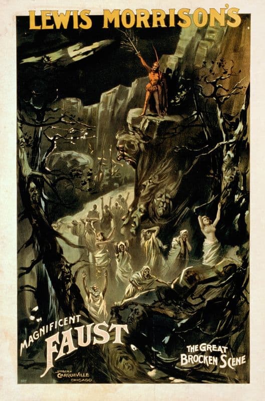 Lewis Morrison’s magnificent Faust as a canvas print