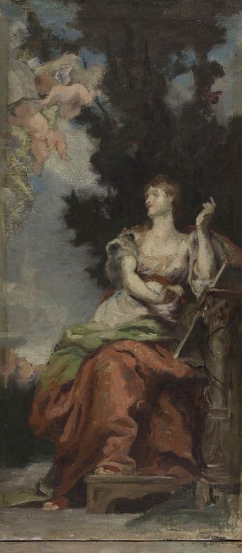 L’Histoire (1889 - 1891) as a canvas print