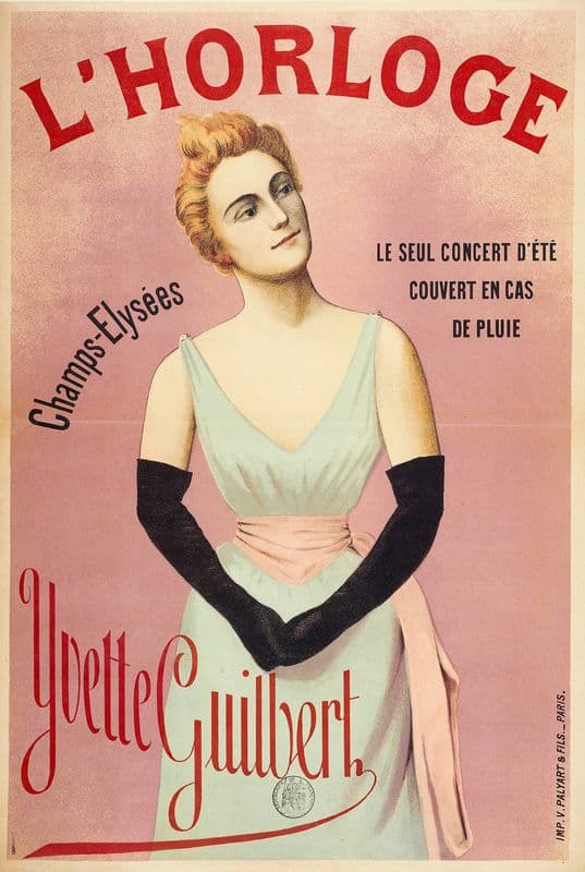 L’horloge (1880-1900) as a canvas print