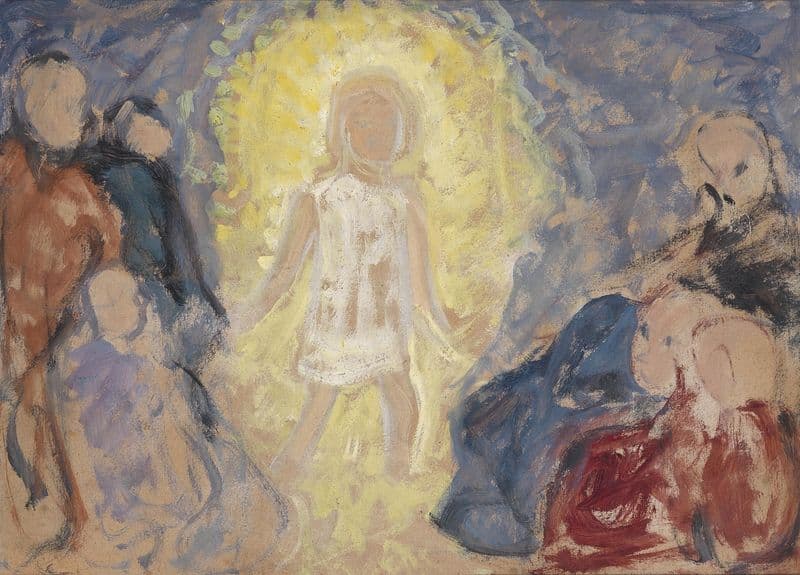 Lichtgestalt Studie as a canvas print