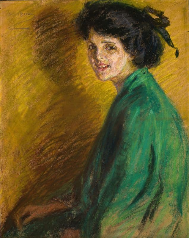Light-Hearted (ca. 1905) as a canvas print