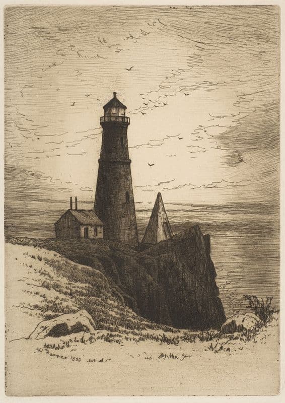Lighthouse as a canvas print