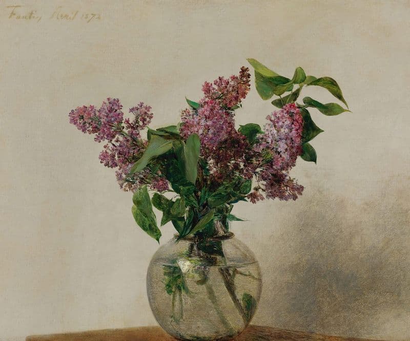 Lilas as a canvas print