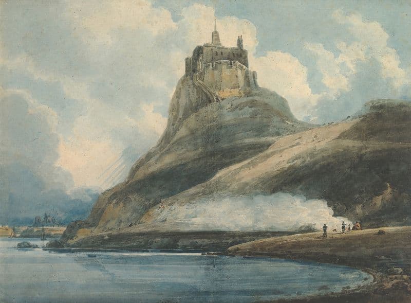 Lindisfarne Castle, Holy Island, Northumberland (1796–97) as a canvas print
