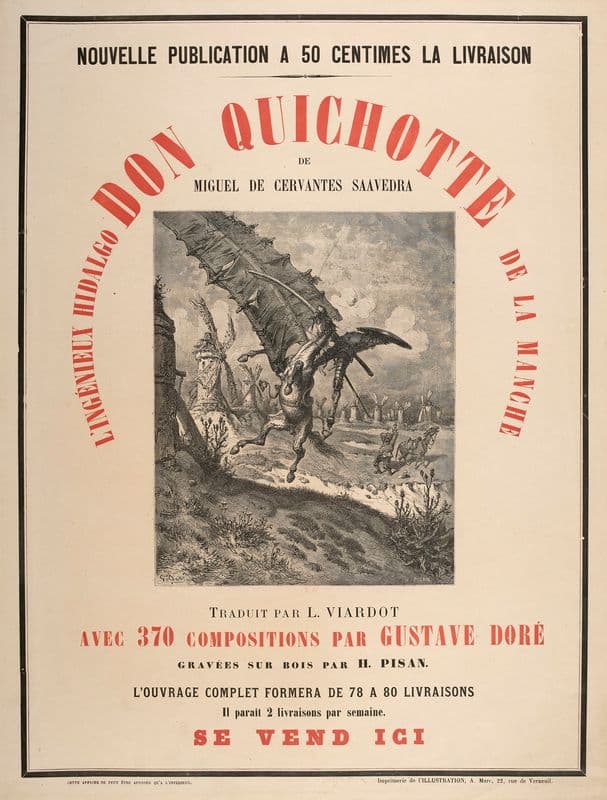 L’Ingénieux Hidalgo Don Quichotte de la Manche as a canvas print
