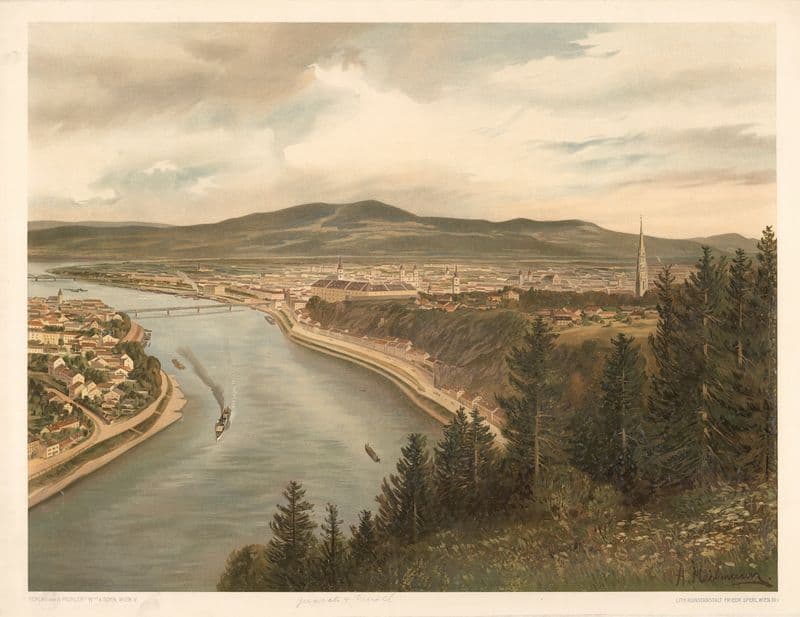 Linz as a canvas print