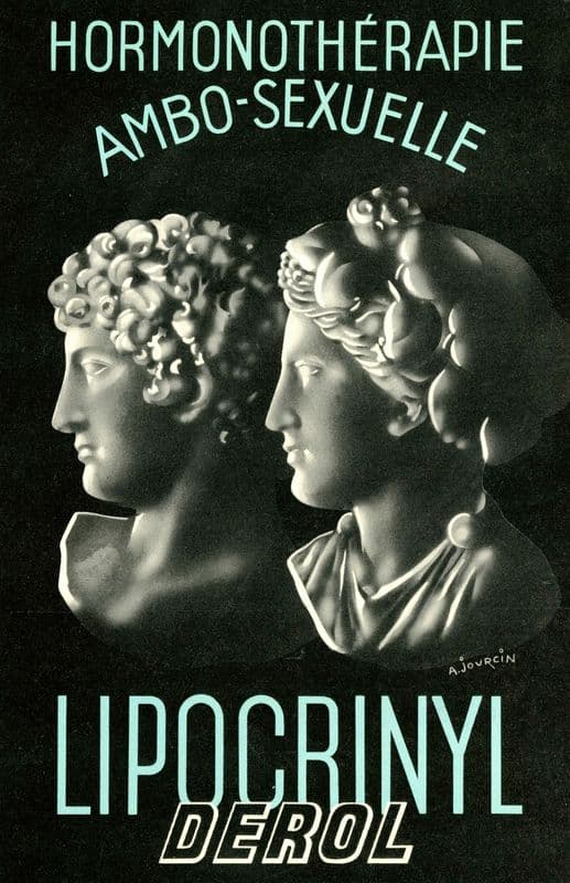 Lipocrinyl (1910-1950) as a canvas print