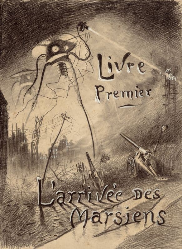 Livre Premier; L’arrivée des Martiens as a canvas print