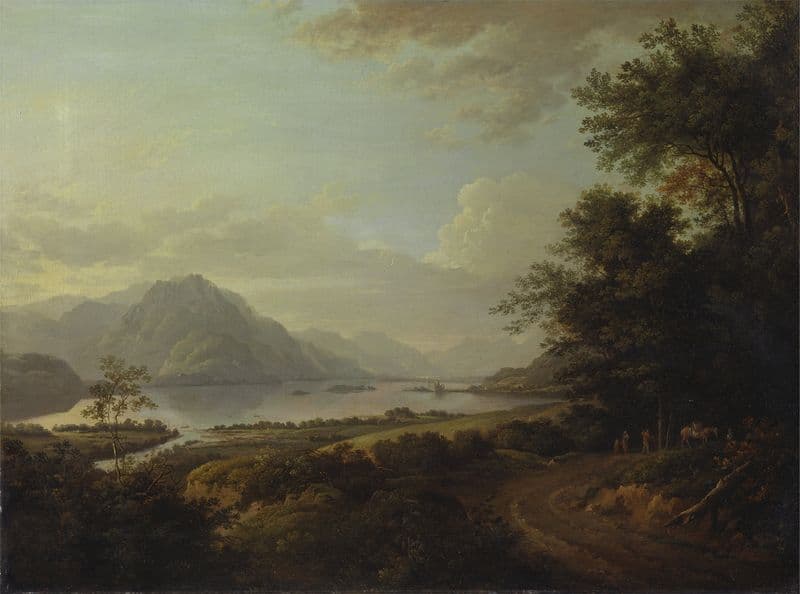Loch Awe, Argyllshire (circa 1785) as a canvas print