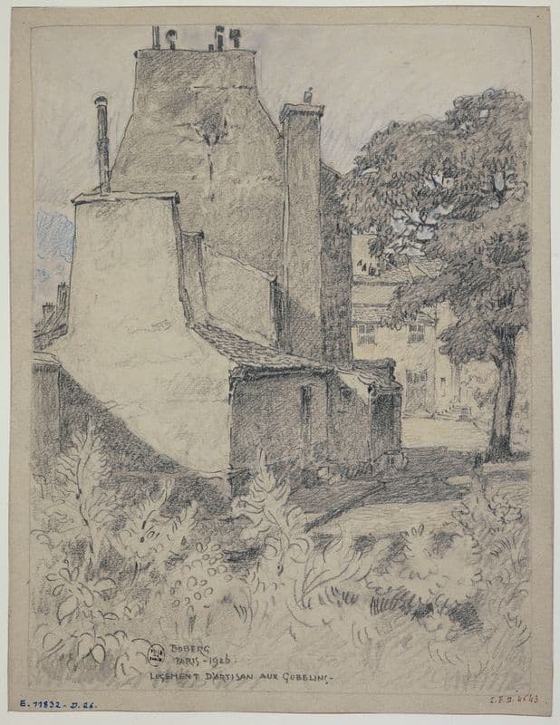 Logement d’artisan aux Gobelins as a canvas print