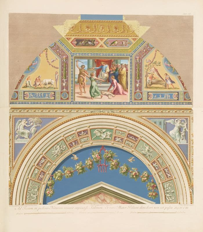 Loggie di Rafaele nel Vaticano Pl.12 (1772-1777) as a canvas print