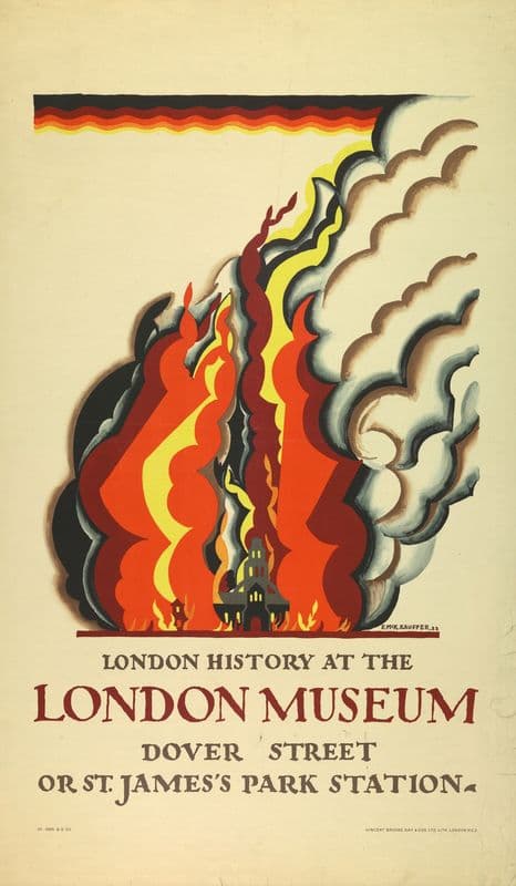 London History at the London Museum, for London Underground as a canvas print