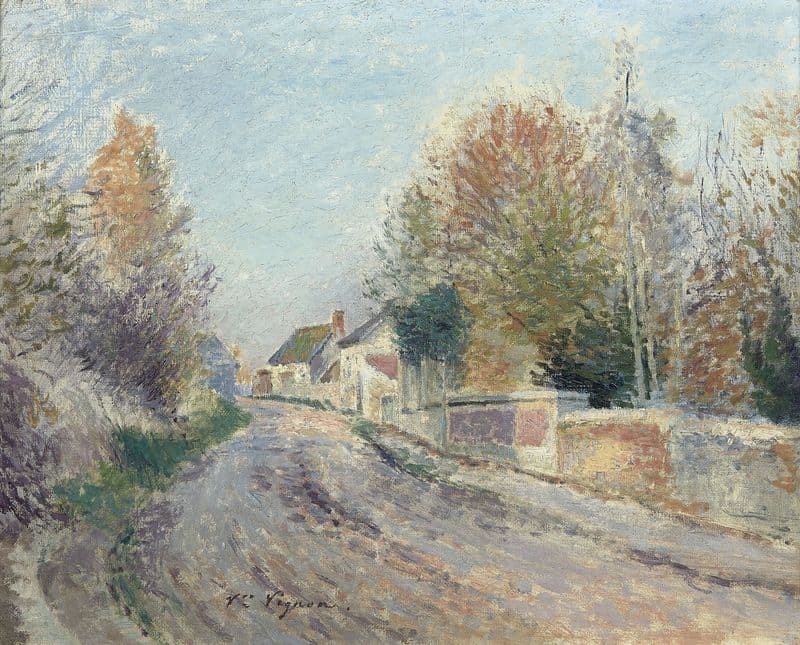 L’orée du village (circa 1880-1885) as a canvas print