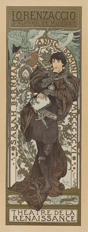 Lorenzaccio (1896-1900) as a canvas print