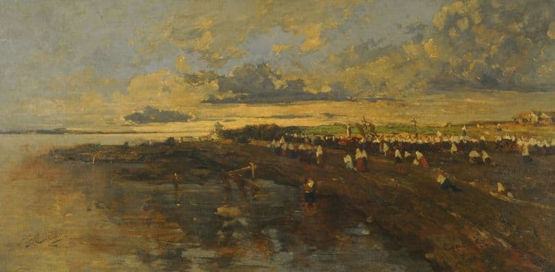 Los creyentes as a canvas print