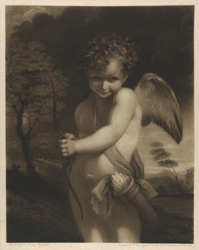 Love (c.1813) as a canvas print