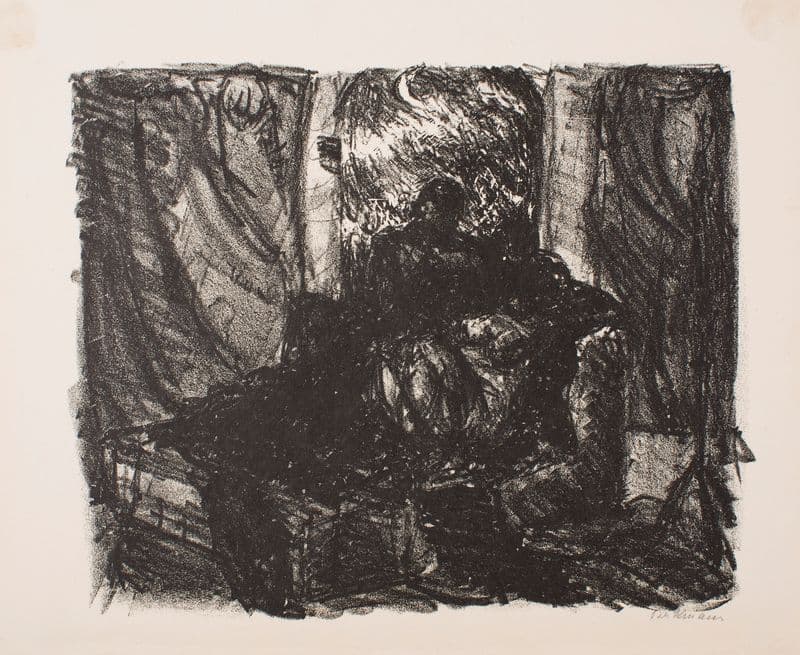 Love Scene, Plate 7 from the series ‘The Return of Eurydice, Three Cantos’ as a canvas print