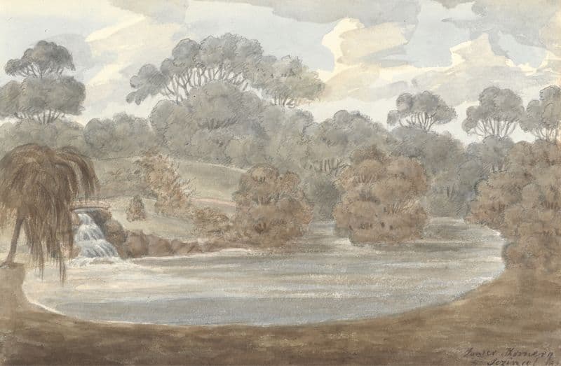 Lower Thornery, Sezincote, 1824 as a canvas print