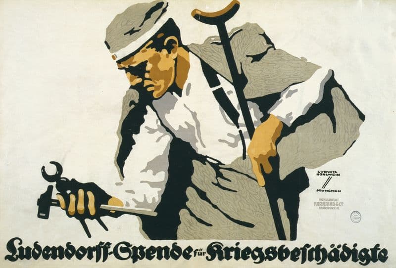 Ludendorff-Spende für Kriegsbeschädigte as a canvas print