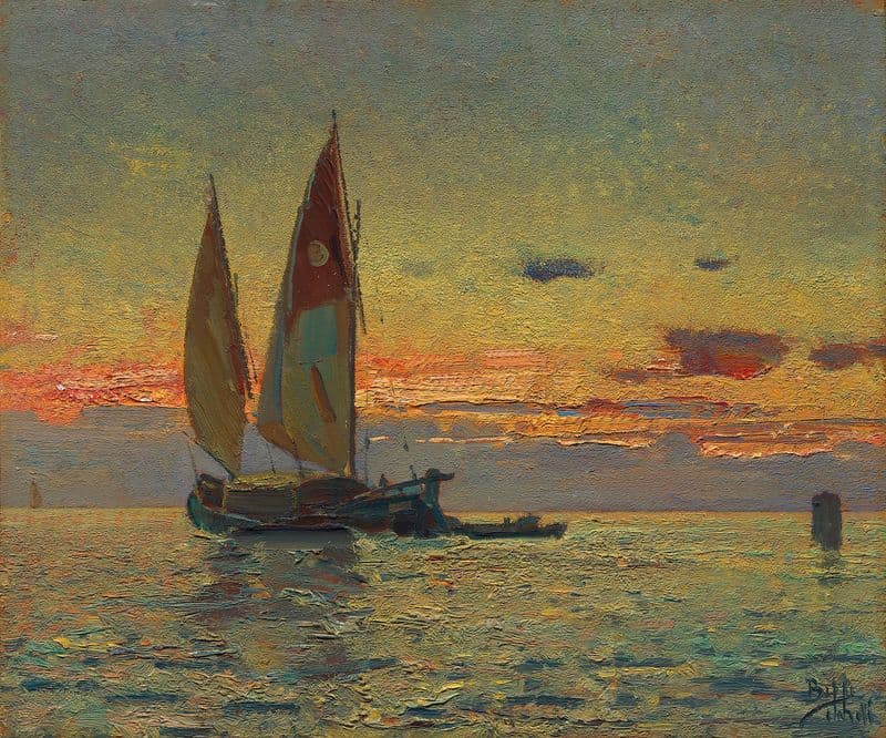 L’ultima ora del giorno as a canvas print