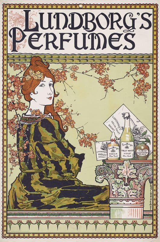 Lundborg’s perfumes as a canvas print