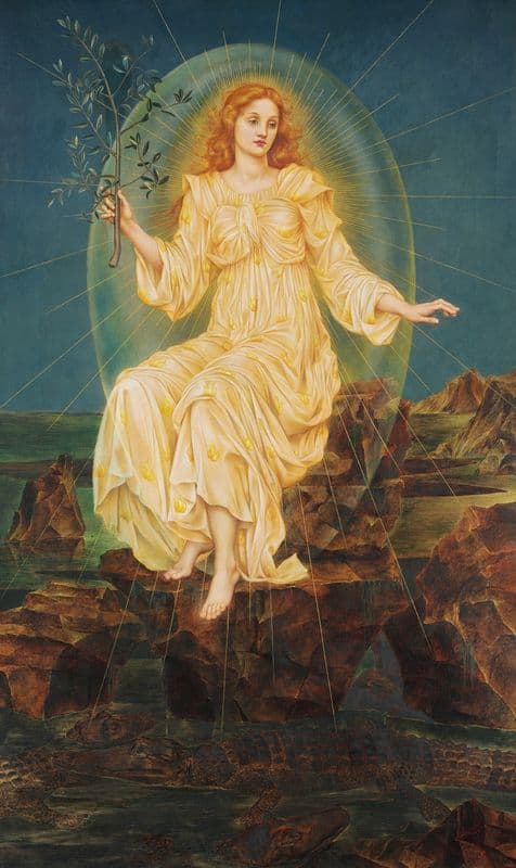 Lux in Tenebris (circa 1895) as a canvas print