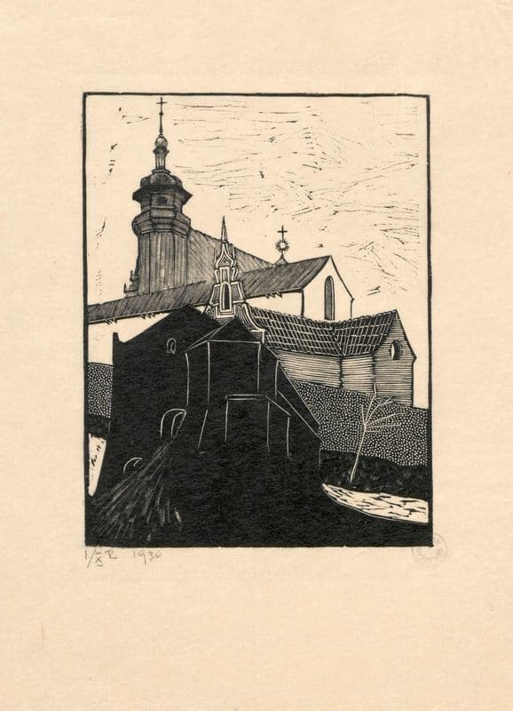 Lwów – Kościół Bernardynów II as a canvas print